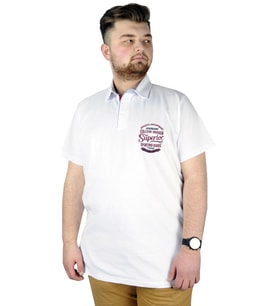 Mode XL Erkek T shirt Polo Legendary Team 22314 Beyaz