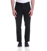 Hatemoğlu Lacivert Regular Fit Desenli Pamuklu Yandan Cepli Basic Kanvas Pantolon