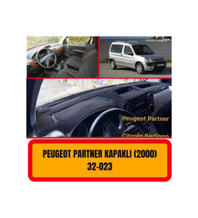Peugeot Partner Kapaklı Ön Torpido Koruma Koruyucu Kilifi Halisi Örtüsü Aksesuarları Yedek Parça