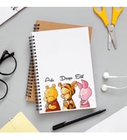 Winnie The Pooh Arkadaş Tasarımlı Defter Kişiye Özel