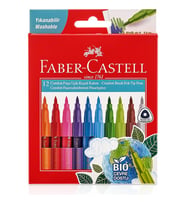 Faber Castell Comfort Keçeli Kalem, BIO Plastik Gövdeli, 12li