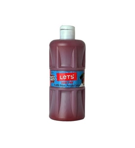Lets Akrilik Boya 500 Ml Kahverengi