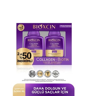 Bioxcin Collagen & Biotin Şampuan 300 ml 2 Li