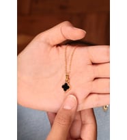 Elika Silver Kadın Yonca Model Kolye