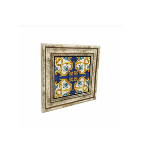 İtalyan Deseni Baskılı Taş Tablo 25X25