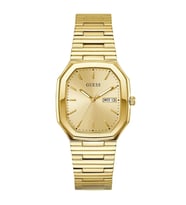 GUESS GUGW0978G2 ALTIN KAPLAMA KARE UNISEX KOL SAATİ