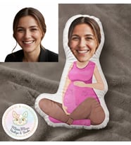 Kişiye Özel Hamile Kadın Şekilli Maskot Yastık