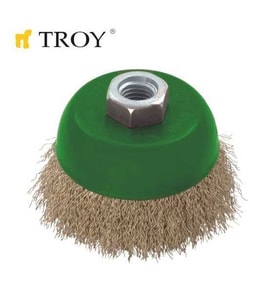 TROY 27710-65 Saçaklı Çanak Fırça (65mm) (Çok Renkli)