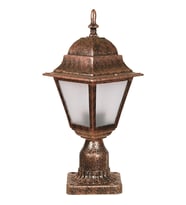 AVONNI BSU-68179-BKR-K Kahverengi Boyalı Dış Mekan Aydınlatma E27 ABS Polikarbon Cam 18cm