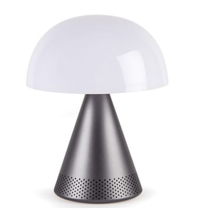 Lexon Mina L Led Lamba ve  Bluetooth Hoparlör Metalik Gri LH76MX