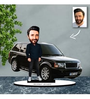 Kişiye Özel Karikatür Arabalı Karikatür Biblo b8