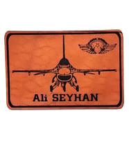 F16 Figting Falcon Deri Tulum İsimliği