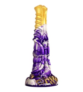 Lilitu Shop  21 cm Et Dokulu Fantezi Renklerde Gerçekçi Çift Katmanlı Sünnetsiz Silikon Penis - Horse Power 4