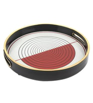 Mikasa Moor Kırmızı Çizgili Tepsi 30 cm