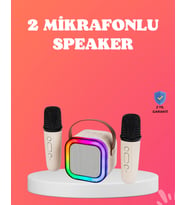 Bluetooth 5.0 Destekli Kablosuz Karaoke Hoparlör