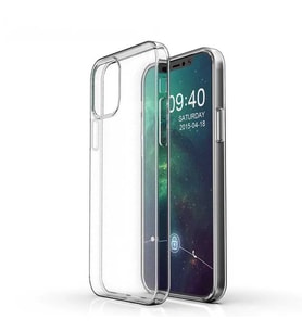 Apple iPhone 12 Pro Kılıf Zore Şeffaf İnce ve Esnek Süper Silikon (Renksiz)