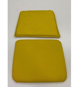 Knsz minder seti 1 li zng&mğr&uslu srı suni deri tel bar sandalyesi oturma ve sırt minderi set (Karışık)