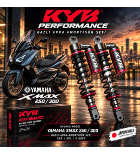 Yamaha Xmax 250 / 300 Arka Amortisör KYB Marka Gazlı 2018-2026