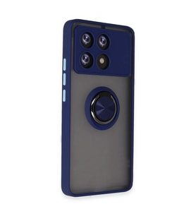 Po X6 Pro Kılıf Montreal Yüzüklü  Kapak - Lacivert