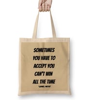 Lionel Messi Quotes Gifts Bez Çanta Uzun Saplı