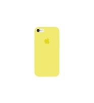 IPHONE 7/8/SE 2020 UYUMLU SARI LOGOLU İÇİ KADİFE LANSMAN KILIF