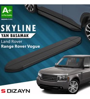 S-Dizayn Land Rover Range Rover Vogue 2 Skyline Siyah Yan Basamak 183 Cm 2002-2012 A+ Kalite