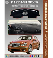 MERCEDES C CLASS W203 (2000-2007) Torpido Örtüsü Premium Kalite Torpido Koruma Özel Kesim UV Koruma