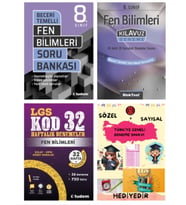TUDEM YAYINLARI LGS FEN BİLİMLERİ BECERİ TEMELLİ SORU BANKASI - FEN BİLİMLERİ KLAVUZ DENEME - FEN Bİ