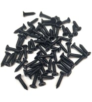 Siyah 1000 Adet Klips Vidası 2,2x9,5 mm YHB - Konik Başlı Kutu, Sandık, Ayak, Askı, Mini Vida