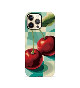 iPhone 12 Pro Max Vorian Çift Katmanlı Kılıf Retro Cherry Pop