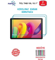 TCL TAB 10L 10.1" İçin Nano Ekran Koruyucu 9h Esnek 2 ADET
