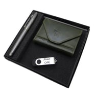 Signator D334 İsme Özel Set - Deri Kartlık + 32Gb. Usb Bellek  + Kalem Seti  İsme Özel Hediyelik Set (Karışık)