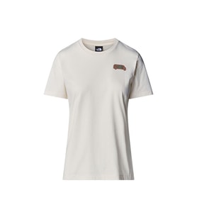 The North Face W Ss Outdoor Graphic Tee Kadın Outdoor Tişörtü NF0A8C22QLI1 Beyaz