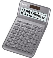 Casio Jw-200Sc-Gy Masa Tipi 12 Hane Hesap Makinesi