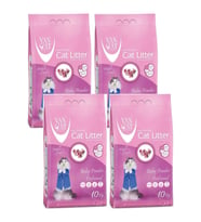 Van Cat  Baby Powder Parfümlü Kedi Kumu 10 Kg 4 Adet 