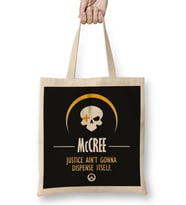 McCree Justice Aint Gonna Dispense Itself Overwatch Bez Çanta Uzun Saplı