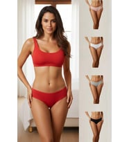 Mulvxbrf Brf02 Anı Düz Brazilian 5 Li Külot Kadın Anıdüz5 (Mulvix)