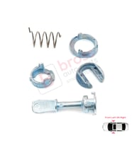 VW Polo MK4 IV 9A 9N 2001-2012 4/5 Kapı 1U0837167 İçin Ön Sağ veya Sol Kapı Kilidi Tamir Seti 45 mm