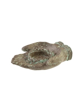 Vitale Hand Tealight Mumluk Gri AK.JF095752480