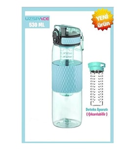 UZSPACE MATARA TRITAN 5060 DETOKS BÖLMELİ 530 ML SPINDRIFT BLUE