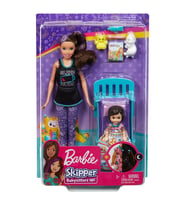 FHY97 Barbie Bebek Bakıcısı Bebeği ve Aksesuarları Oyun Seti