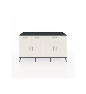 Hyperion Konsol 4 Raflı 3 Çekmeceli 4 Kapaklı 176x44x99 Antrasit-Aytaşı