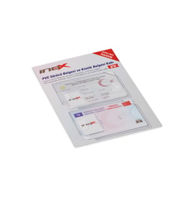 İnox Kimlik Kartı Kabı 2'li Paket Akbil Kimlik Sürücü Belgesi Kredi Kartı Kabı