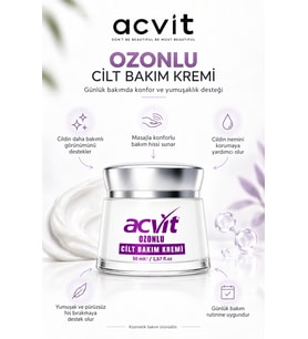 Acvit Ozonlu Cilt Bakım Kremi 50 ML - Masaj ve Bakım Kremi