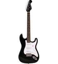 Valencia Gypsy Rose GRE1KCBK Elektro Gitar Seti (Siyah - Tek Manyetik)  Basitleştirilmiş - Simli Siyah - Yeni Başlayanlara