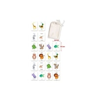 Zeka Kartları Eşleştirme Oyunu Ahşap Hafıza Kartı Oyunu Eğitici Puzzle Oyunları