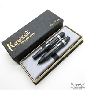 Kaweco AC Sport Siyah Kalem Seti  Dolma Kalem + 07 Versatil Kalem Set  İsme Özel Kalem