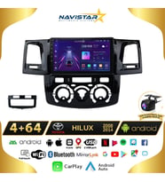 Toyota Hilux 2008-2014 Model 4GB + 64GB Android 13 Kablosuz Carplay Navigasyon Multimedya Sistemi
