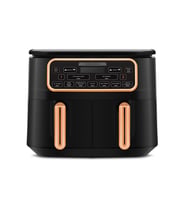 Karaca Air Pro Cook Duo Ev Yemeği XXXL Airfryer Black Copper 8L
