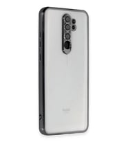 Newface Xiaomi Redmi Note 8 Pro Kılıf Razer Lensli Silikon - Siyah